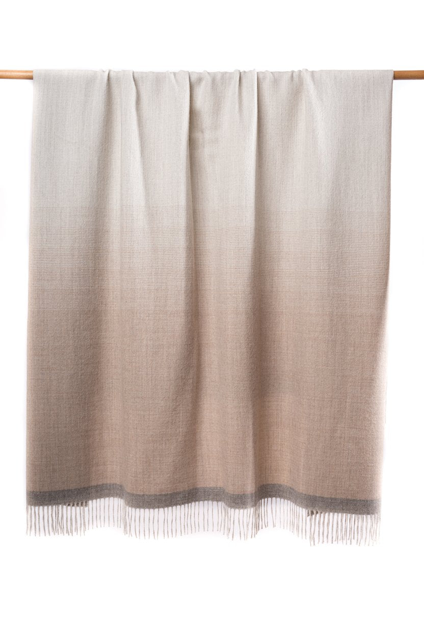 Dune & Oyster Ombre Throw