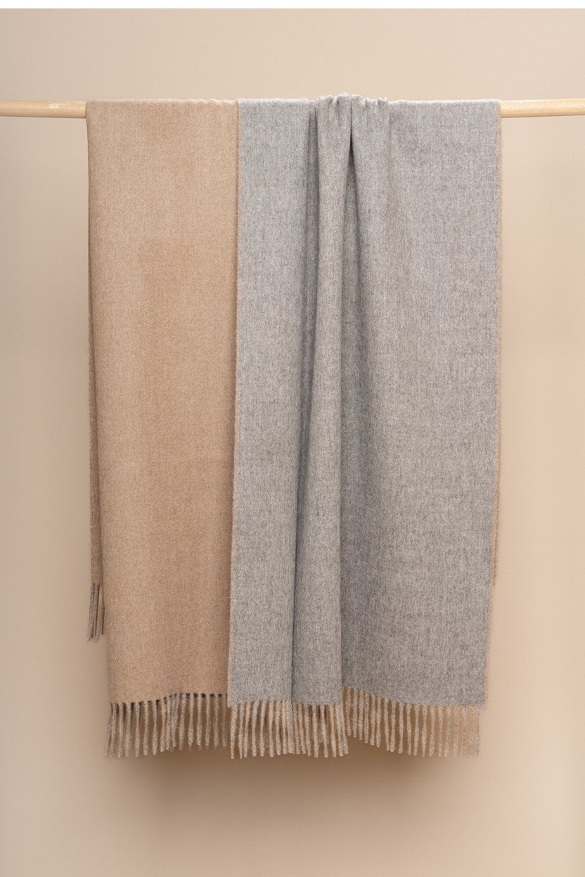 Dune & Pewter Reversible Throw