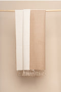 Écru & Dune Reversible Throw