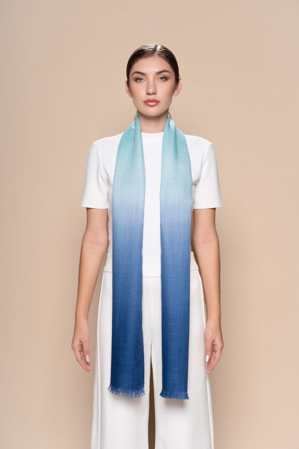 Aegean Hand Dyed Ombre Wrap