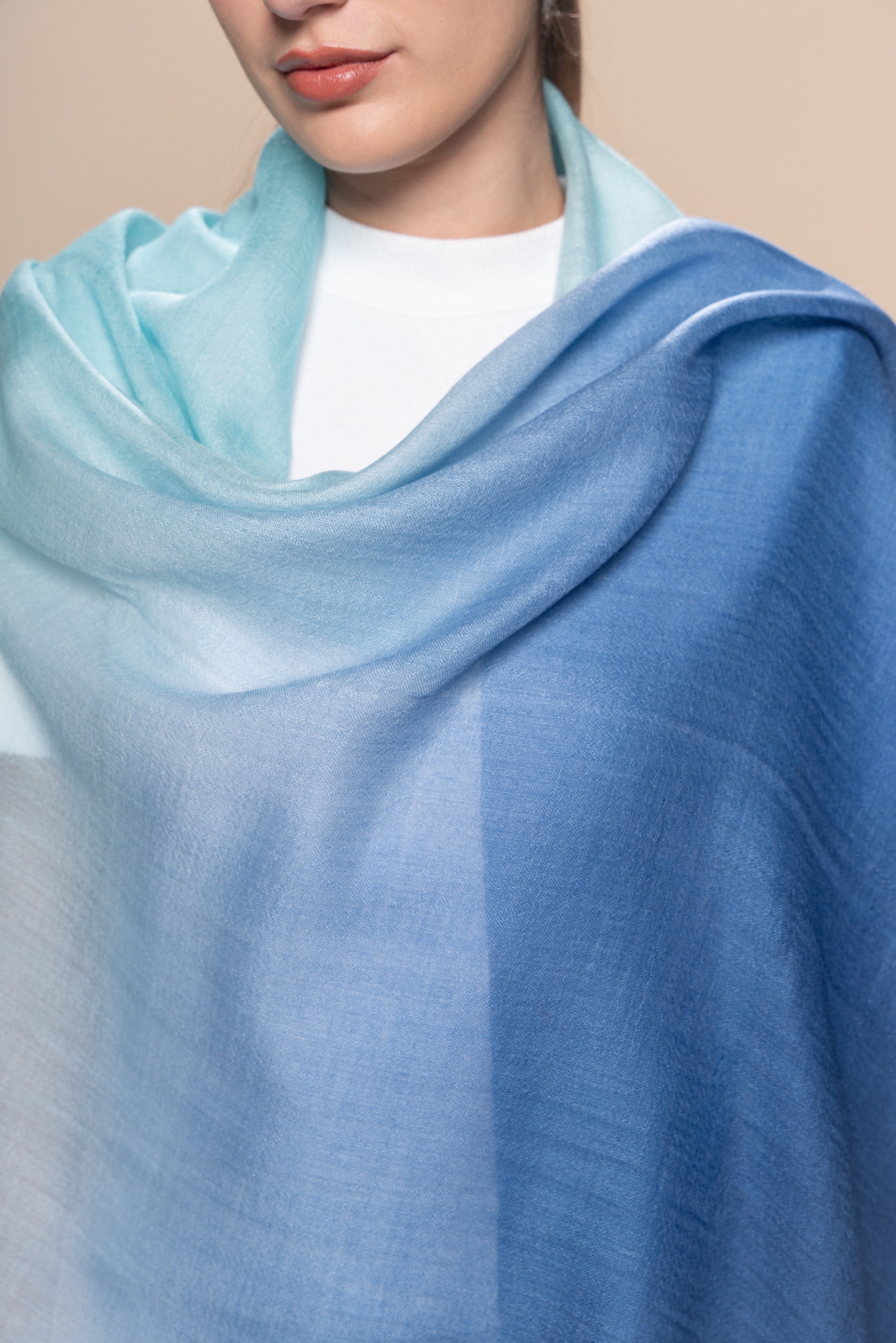 Aegean Hand Dyed Ombre Wrap