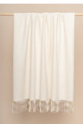 Ivory Ultra-Luxe Undyed Throw