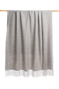 Pearl Grey Classic Throw