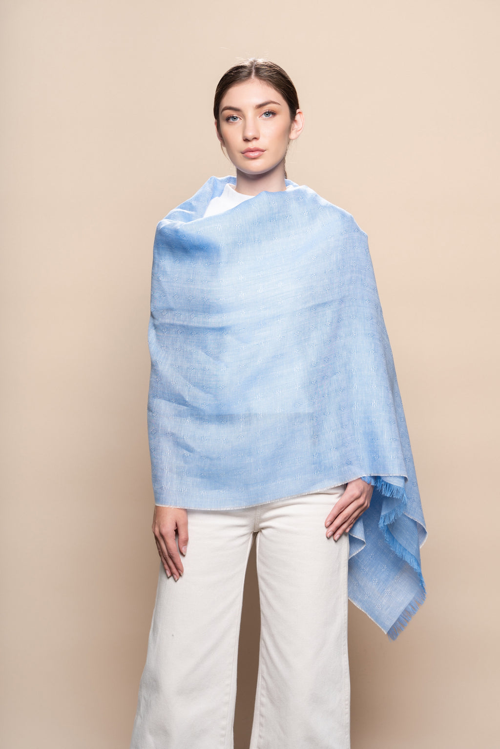 Ciel Linen Silk Alpaca Wrap