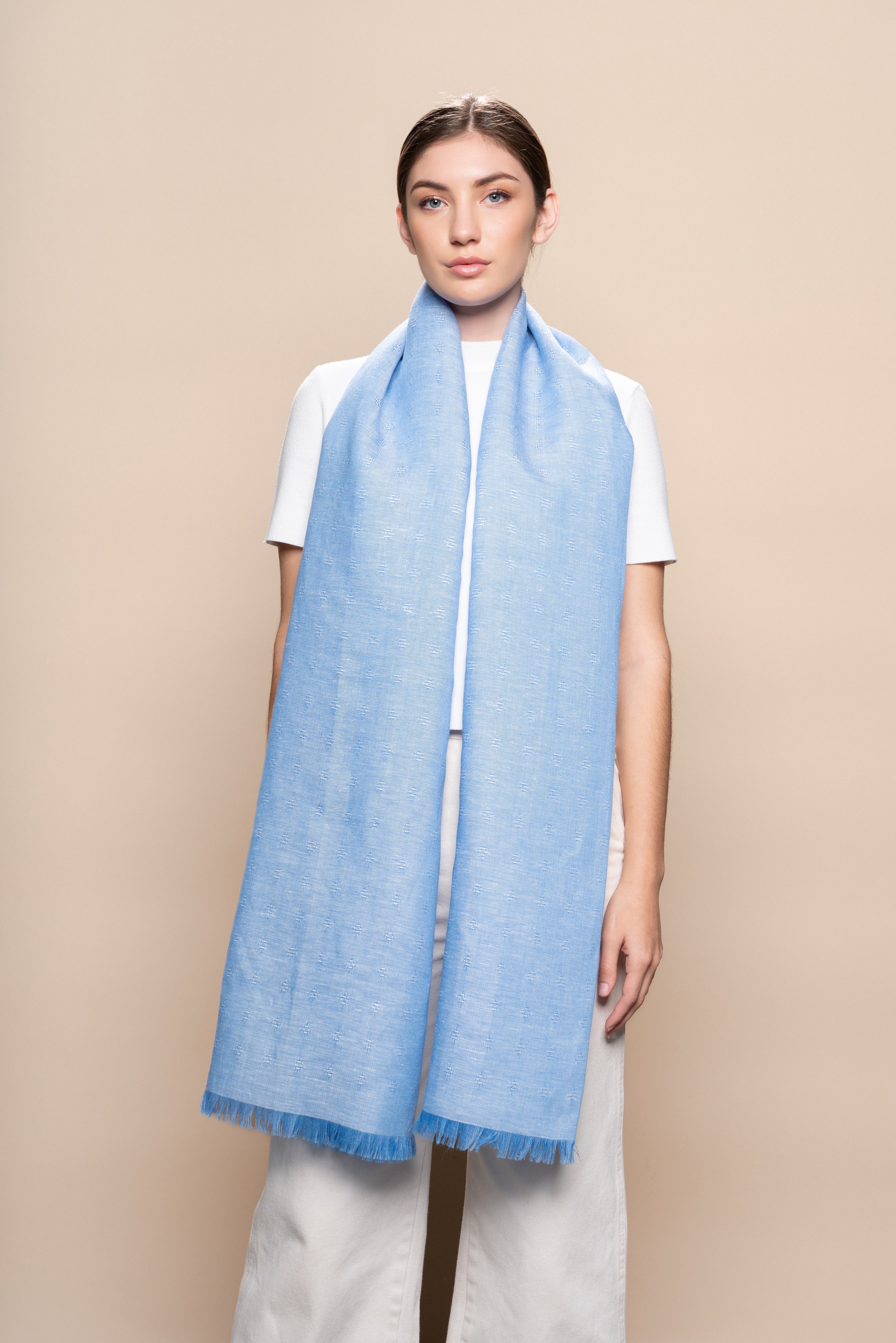 Ciel Linen Silk Alpaca Wrap