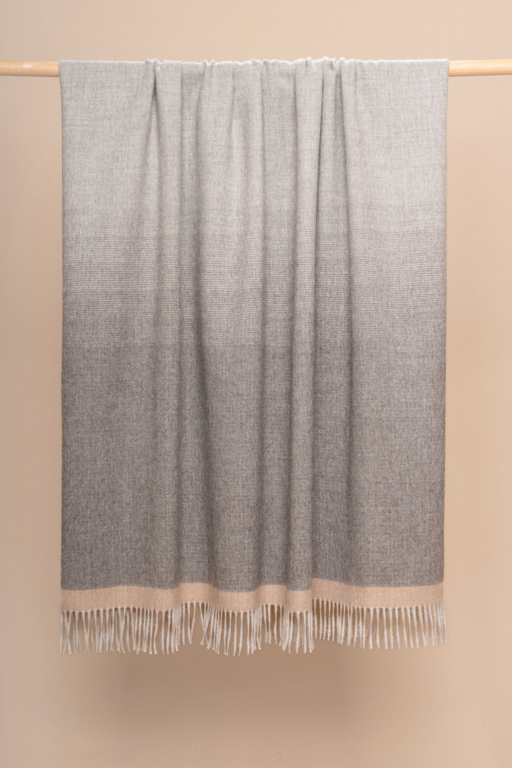 Basalt & Pearl Ombre Throw