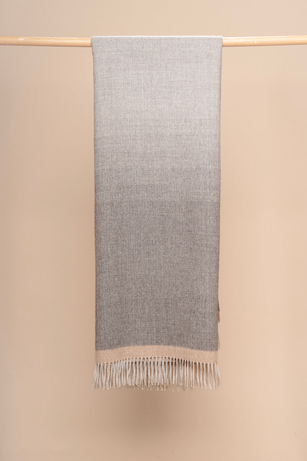 Basalt & Pearl Ombre Throw