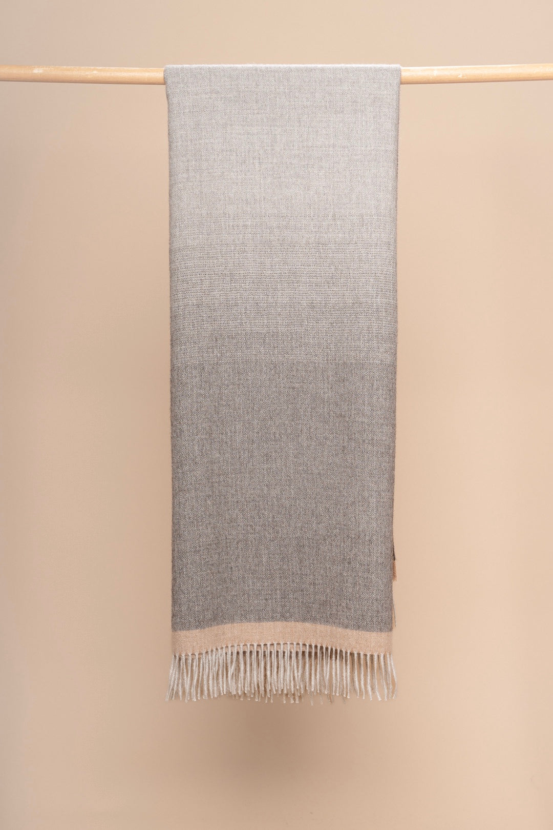 Basalt & Pearl Ombre Throw