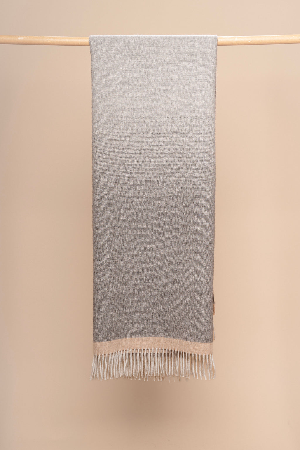 Basalt & Pearl Ombre Throw