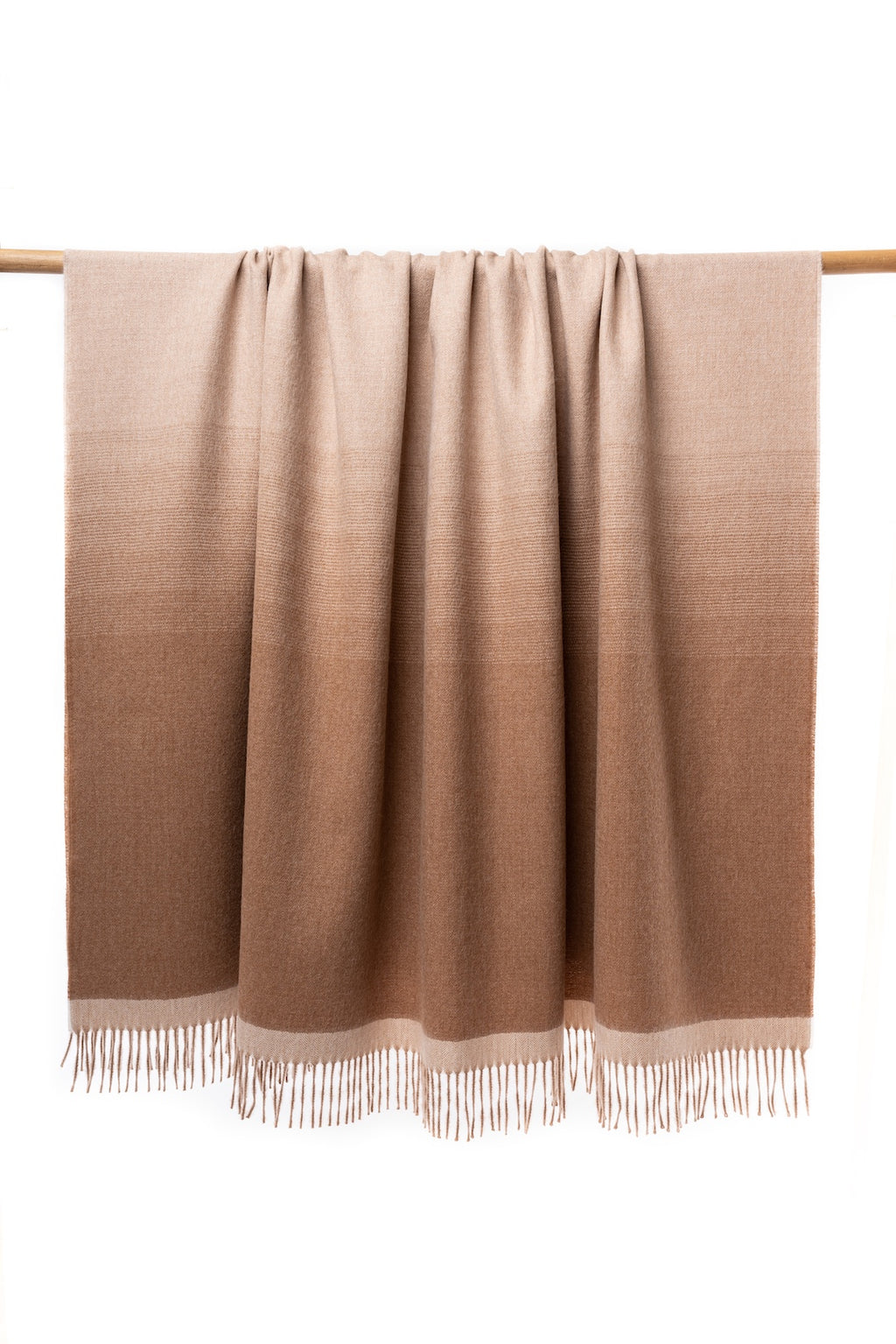 Camel & Dune Ombre Throw