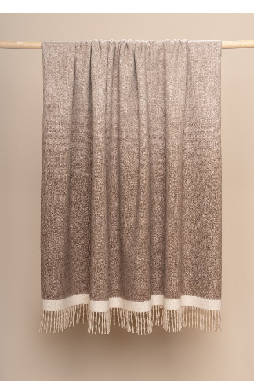 Peat & Dune Ombre Throw