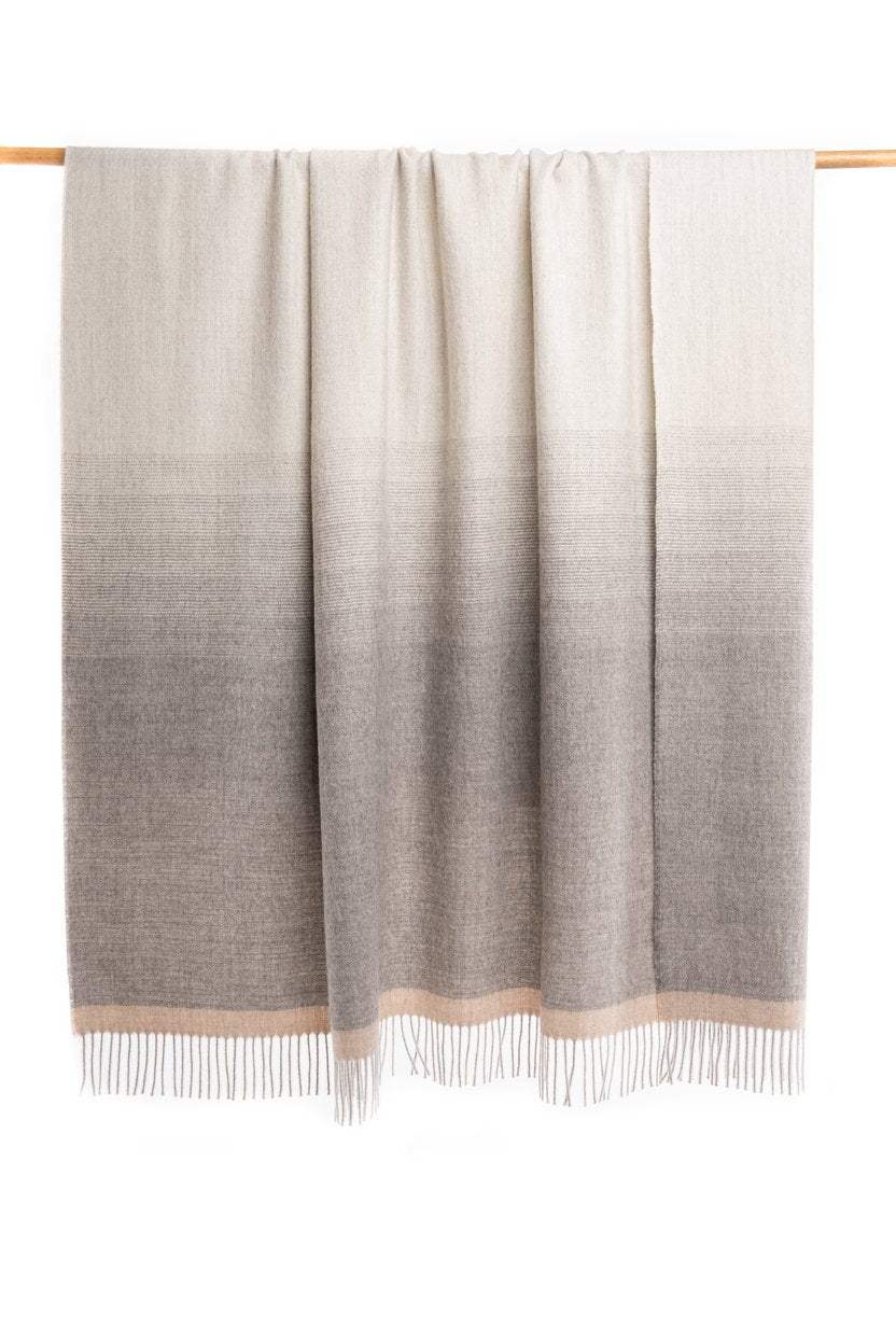 Petra & Oyster Ombre Throw