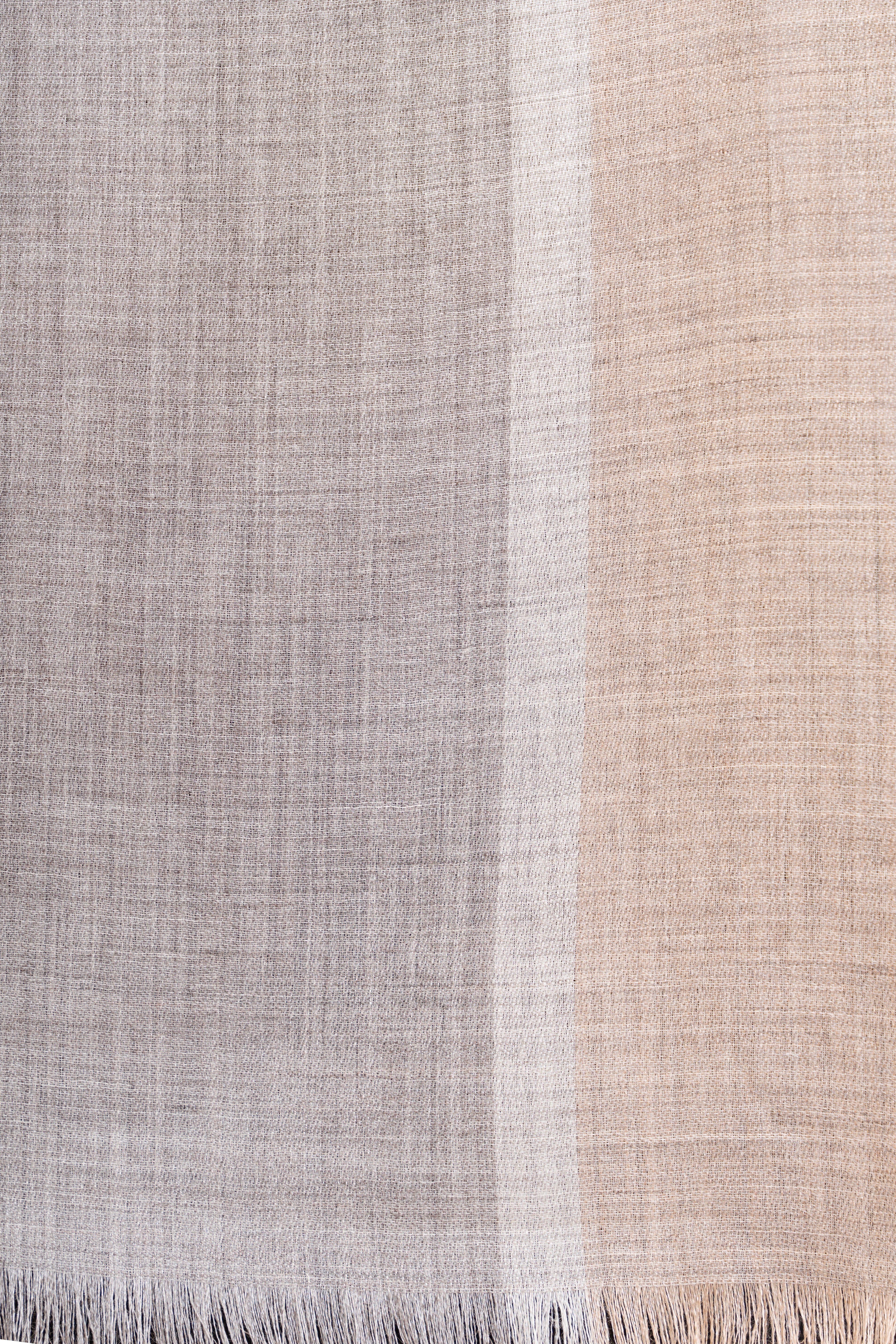 Zinc & Sand Undyed Silk Wrap
