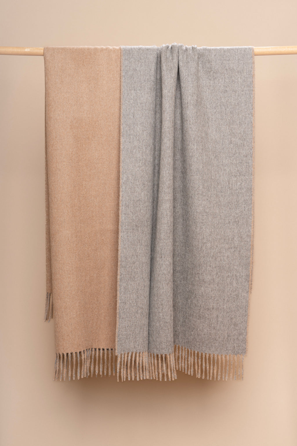 Dune & Pewter Reversible Throw