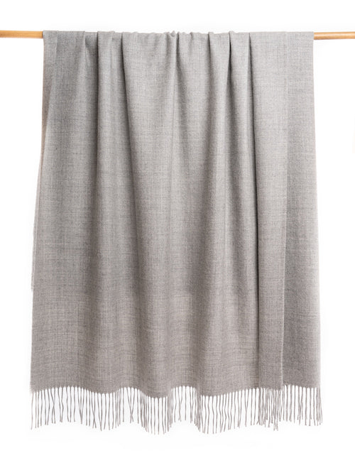 Pearl Grey Classic Throw
