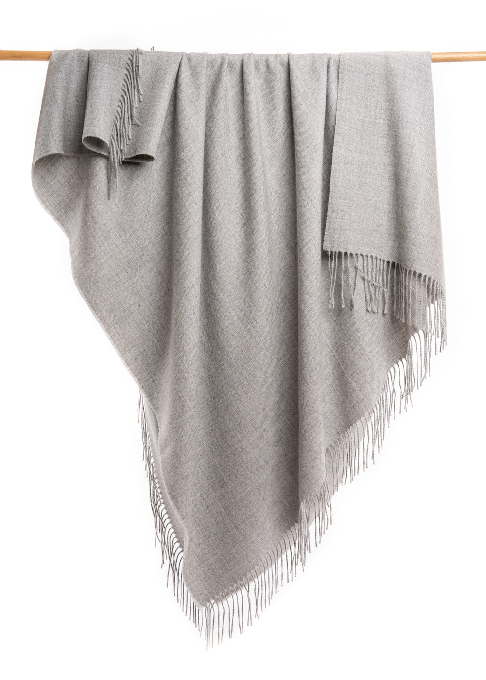 Pearl Grey Classic Throw