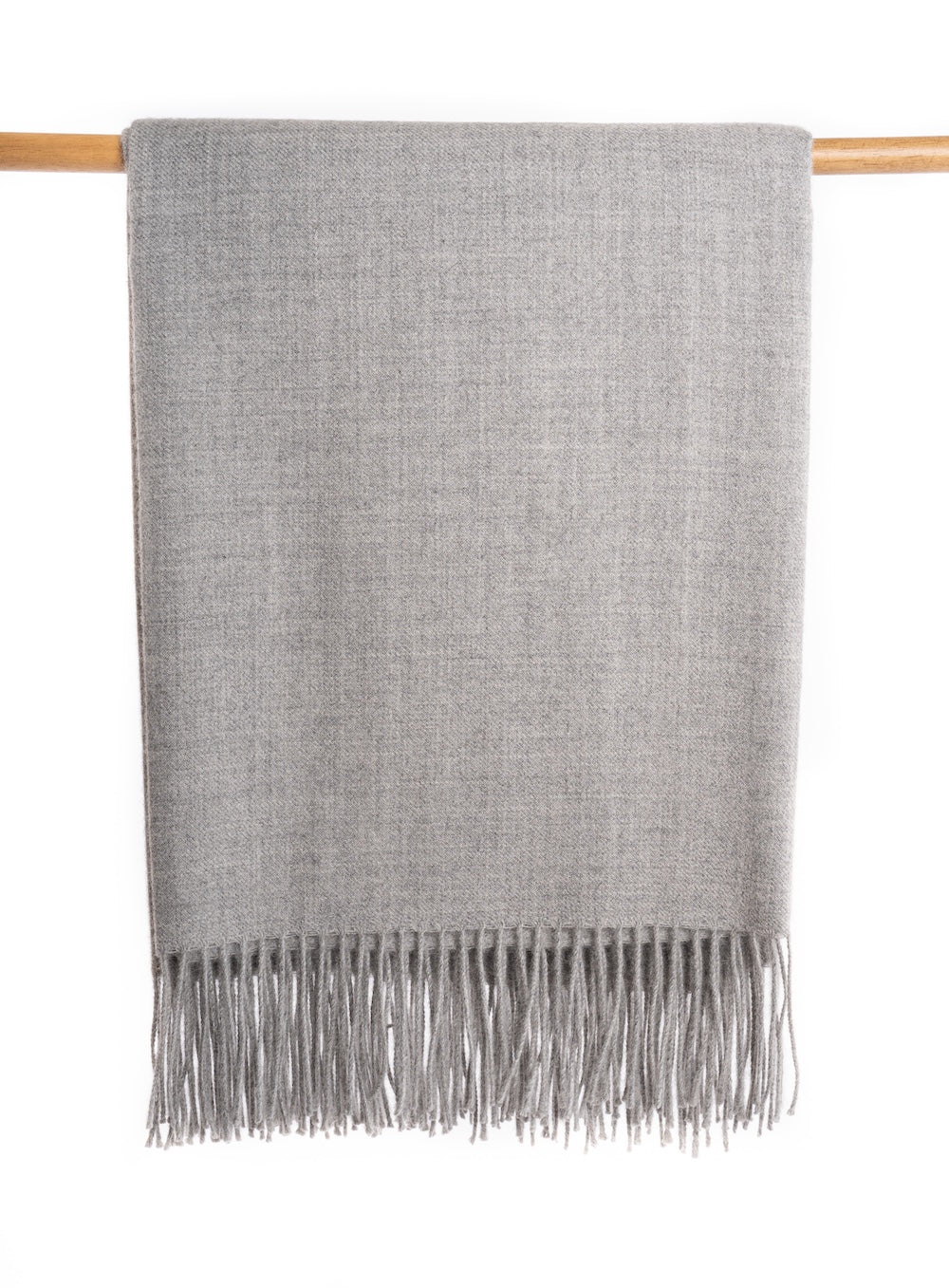 Pearl Grey Classic Throw
